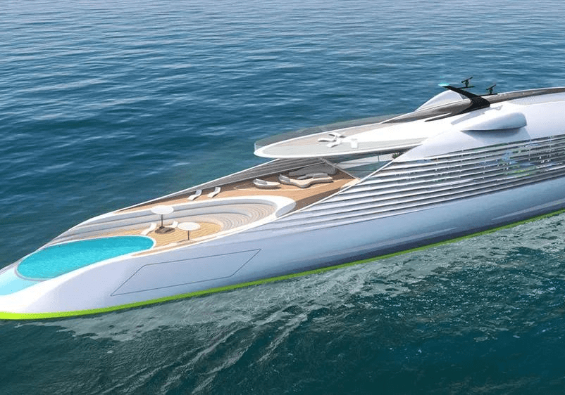 未来超级豪华概念游艇图片