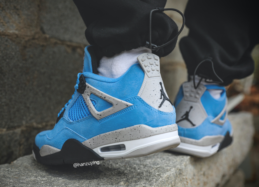 Air Jordan 4 UNC University Blue CT8527-400åå:registered:æ¥æ