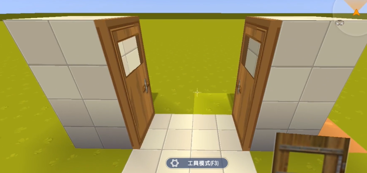迷你世界:无需感压板也能制作自动门,放在办公室效果更佳__凤凰网