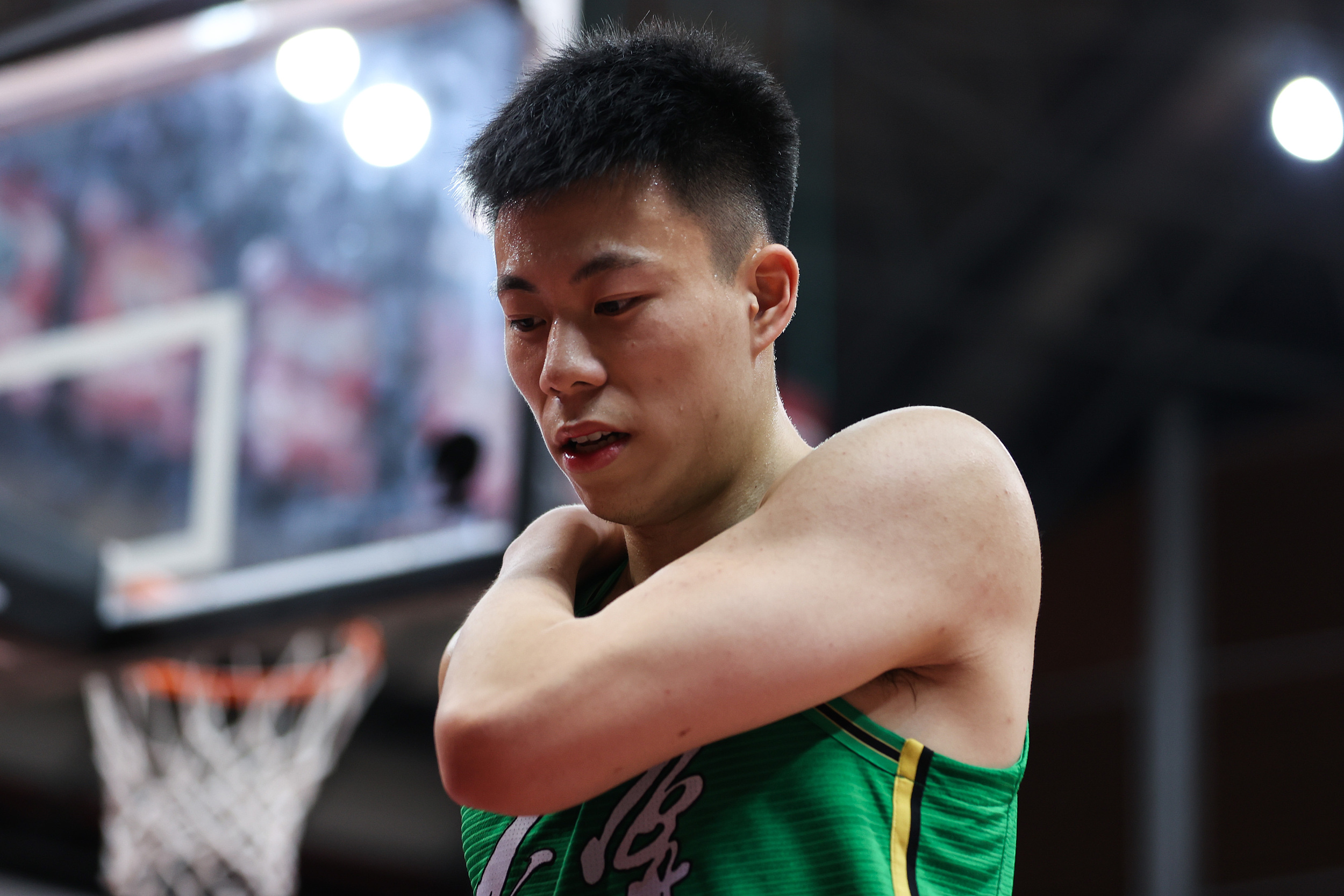 22岁的张镇麟已经入选过中国男篮集训队。