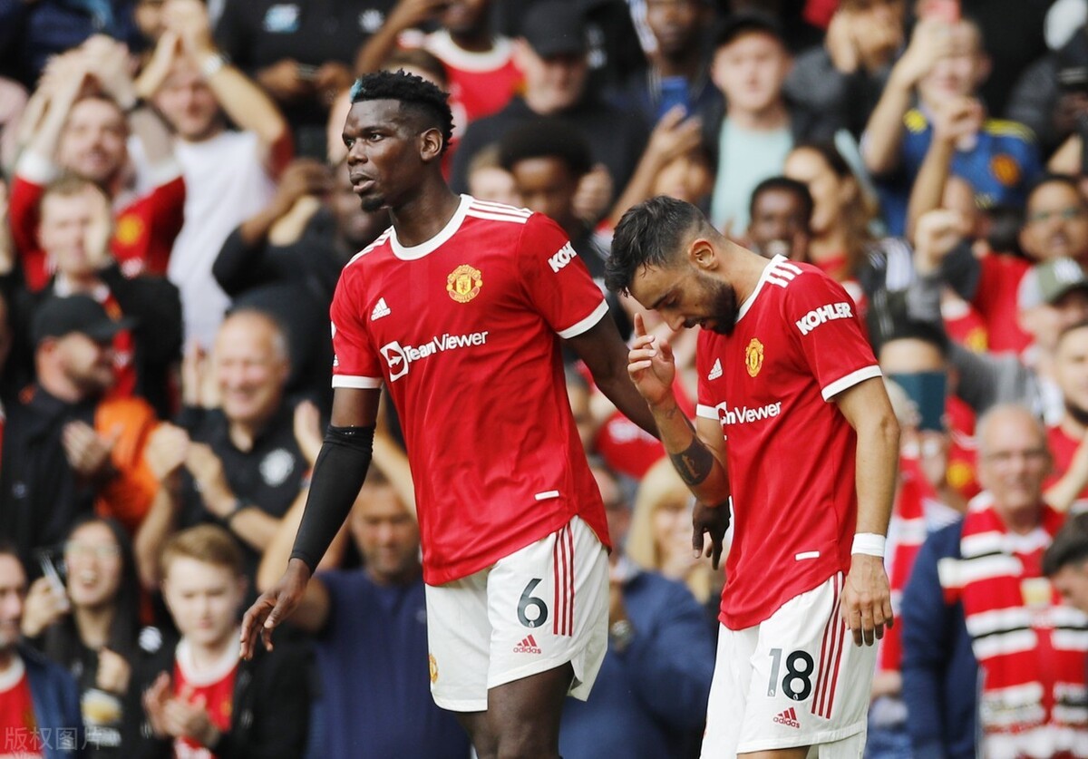 曼联5:1利兹联,红玫瑰绽放在老特拉福德,博格巴和b费全场最佳