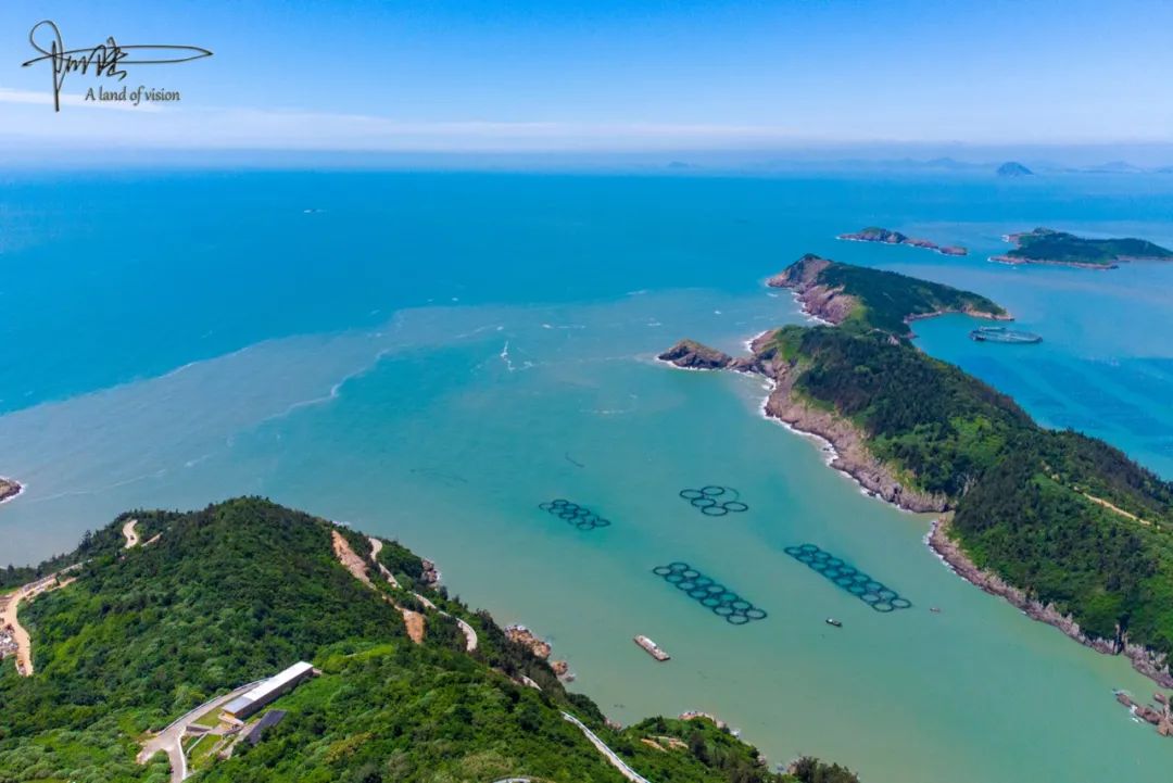 除了"五元一斤的皮皮虾",大陈岛的"围海养殖"风景也很有特色