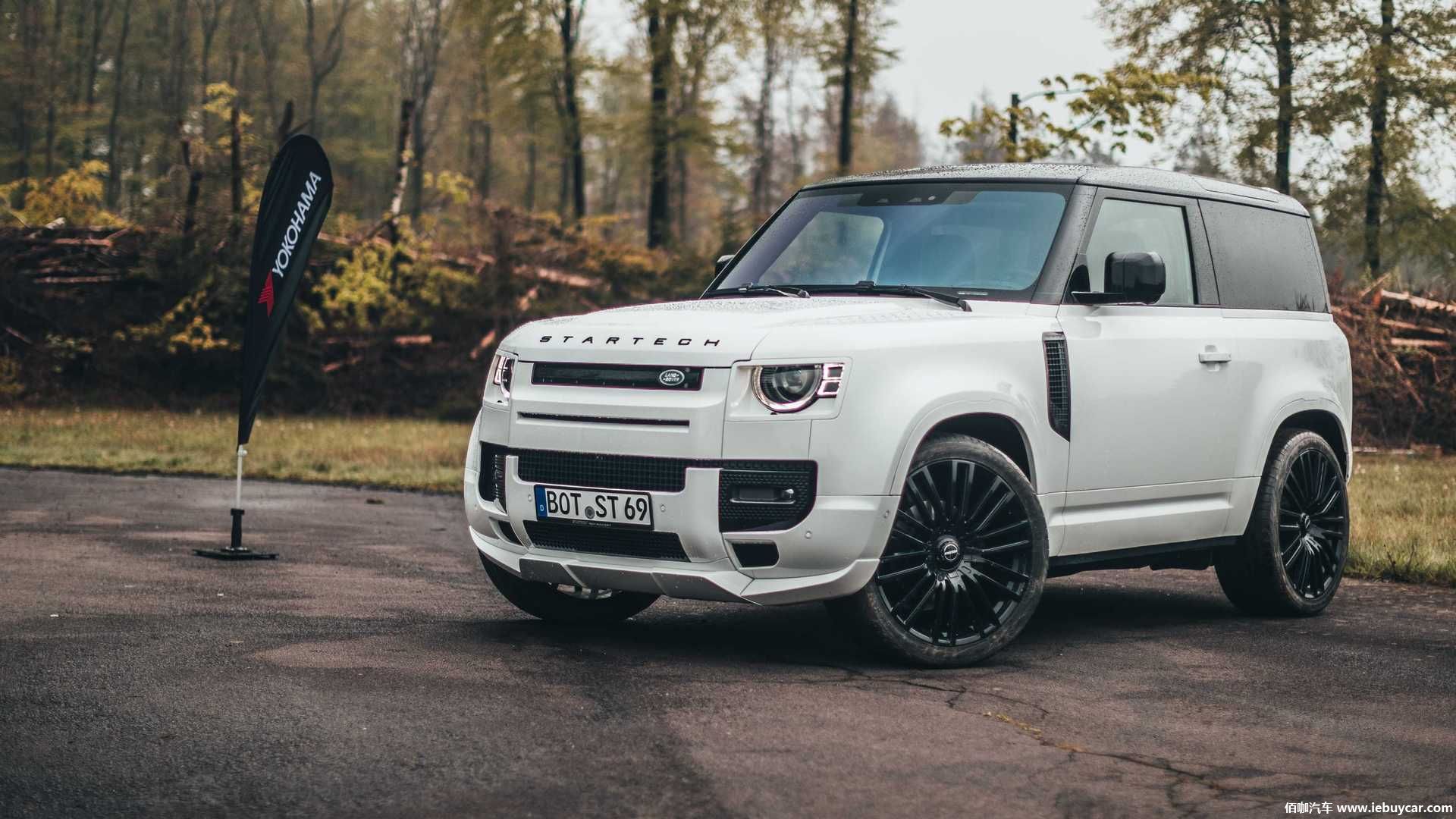 德国著名改装startech推路虎卫士短轴距套件版效果图 大尺寸轮毂