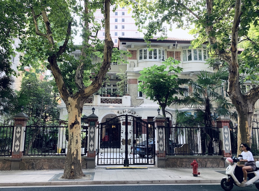 南昌路两侧的老建筑风景