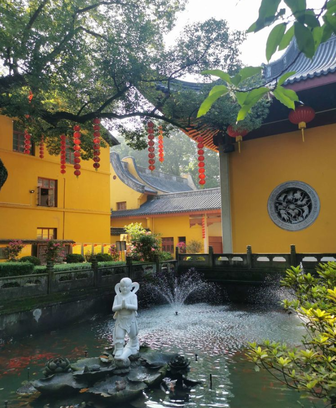 杭州法喜寺:幽静的千年古刹,热闹的网红圣地