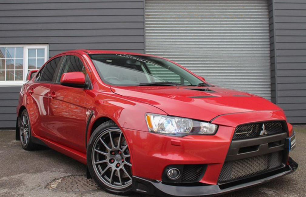 20t输出354匹马力性能暴躁实拍三菱枪骑兵evo