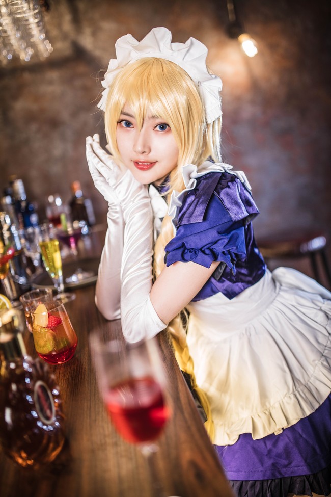 cos:贞德女仆cos正片__凤凰网