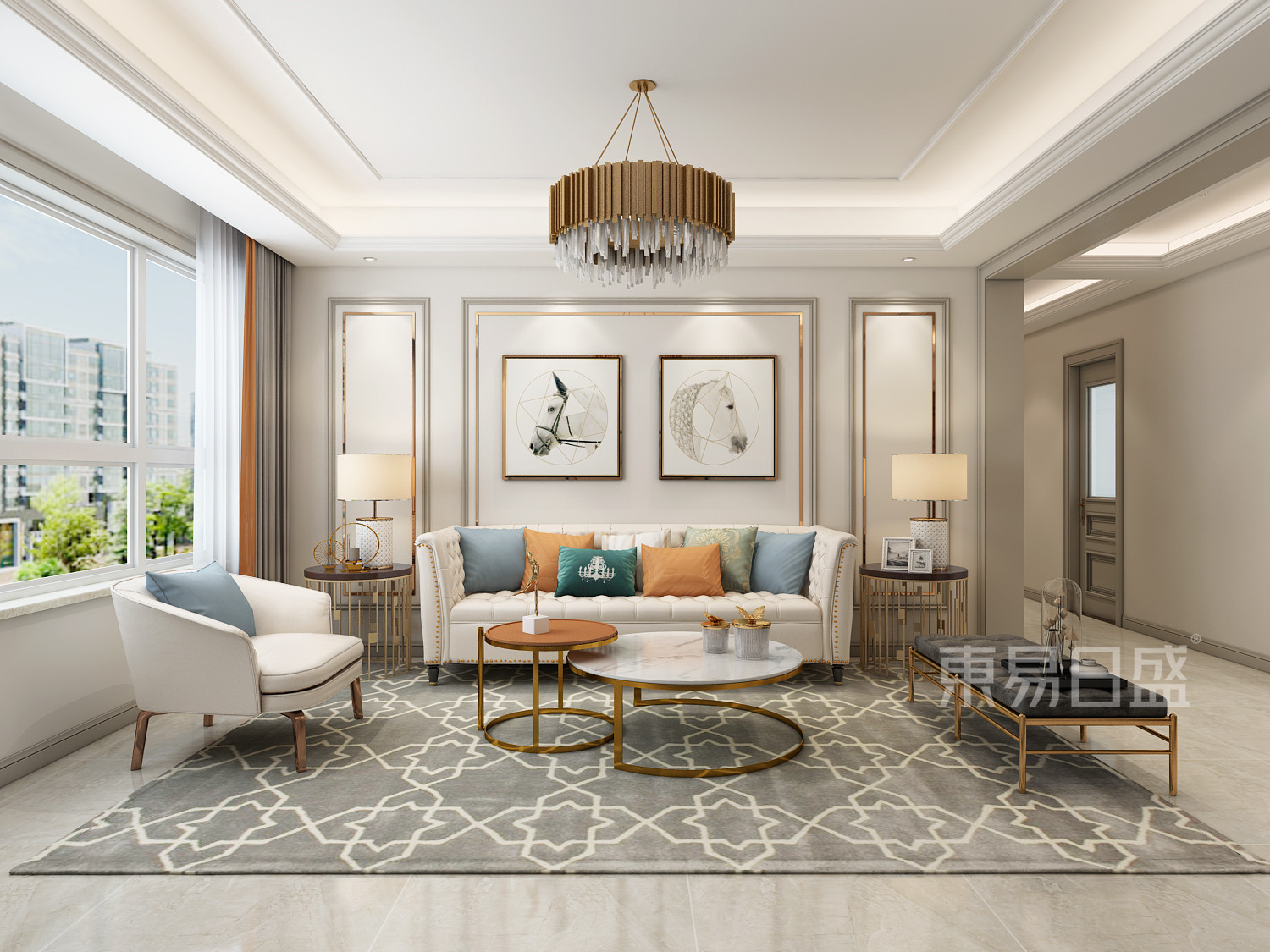 闺蜜家美式轻奢风格装修,温馨画面让人超喜欢__凤凰网