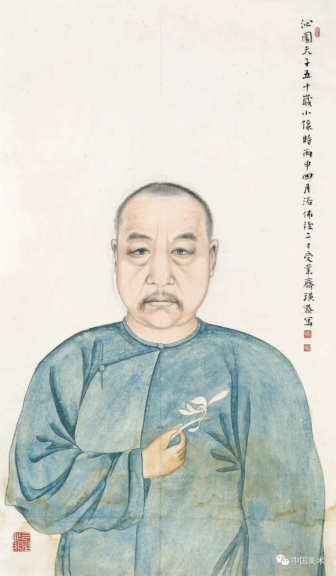 26岁时齐白石从萧芗陔,文少可学习民间肖像画,27岁拜胡沁园,陈少蕃