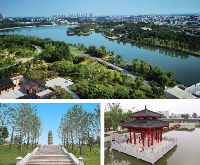 新郑洧水公园图片