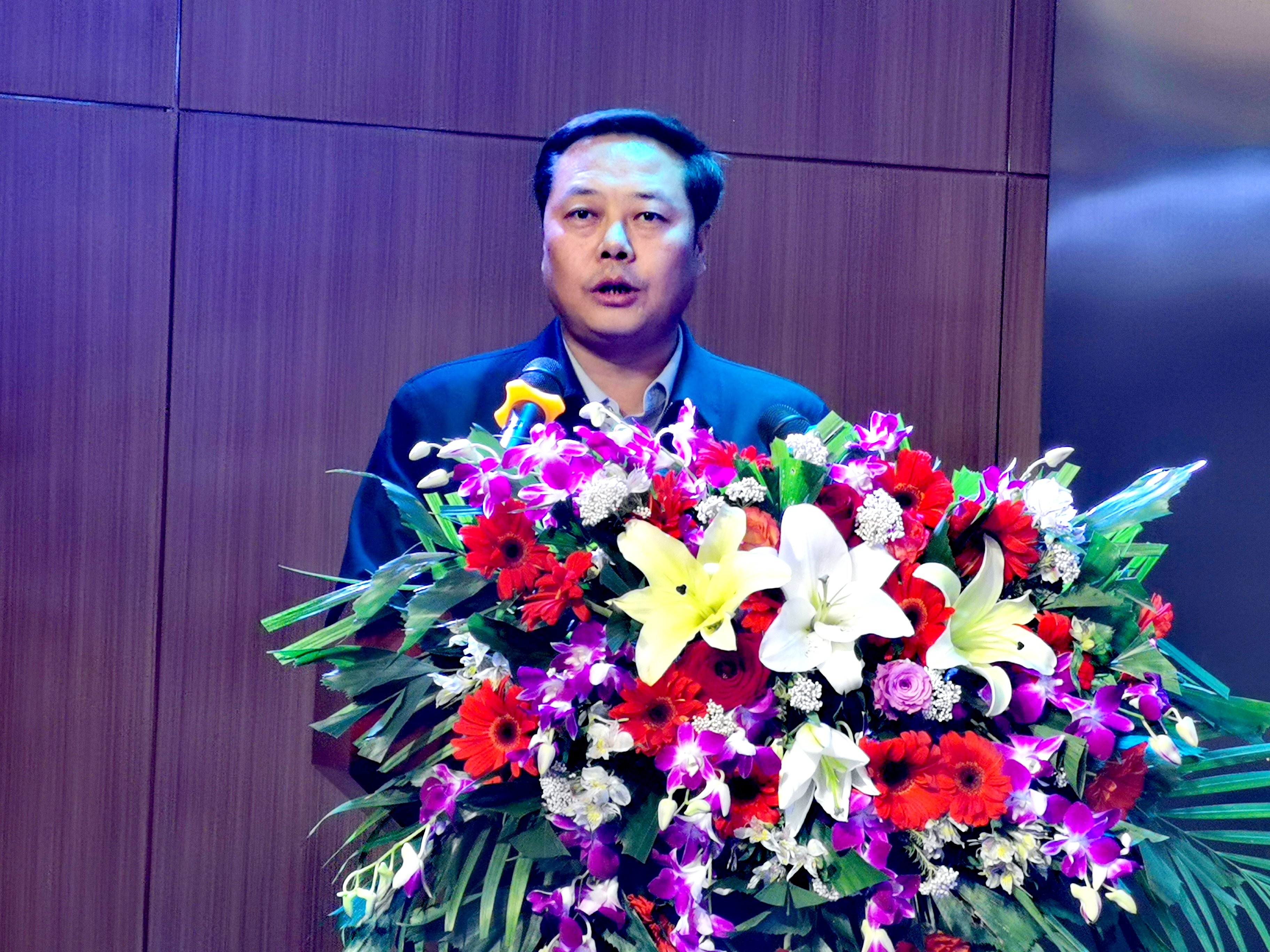 宣传部部长李隆基致辞景泰县县委书记李作璧主持推介会2021年3月30日