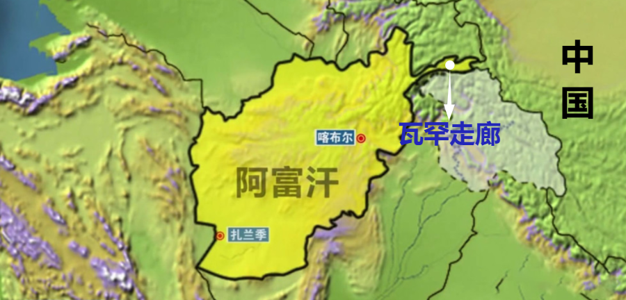 中国邻国阿富汗地图图片