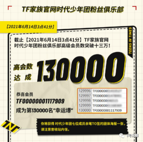 时代峰峻粉丝生意经：不止700万 付费会员周边捆绑(图5)