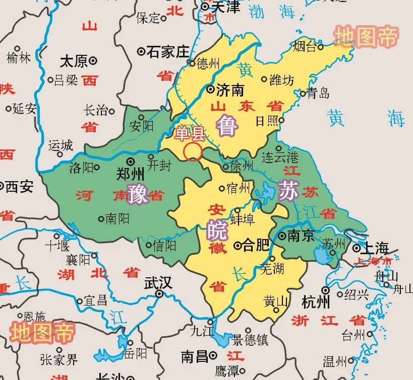 河北山东交界地图全图图片
