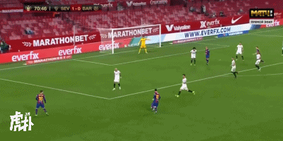 国王杯巴萨0-2塞维利亚（图）