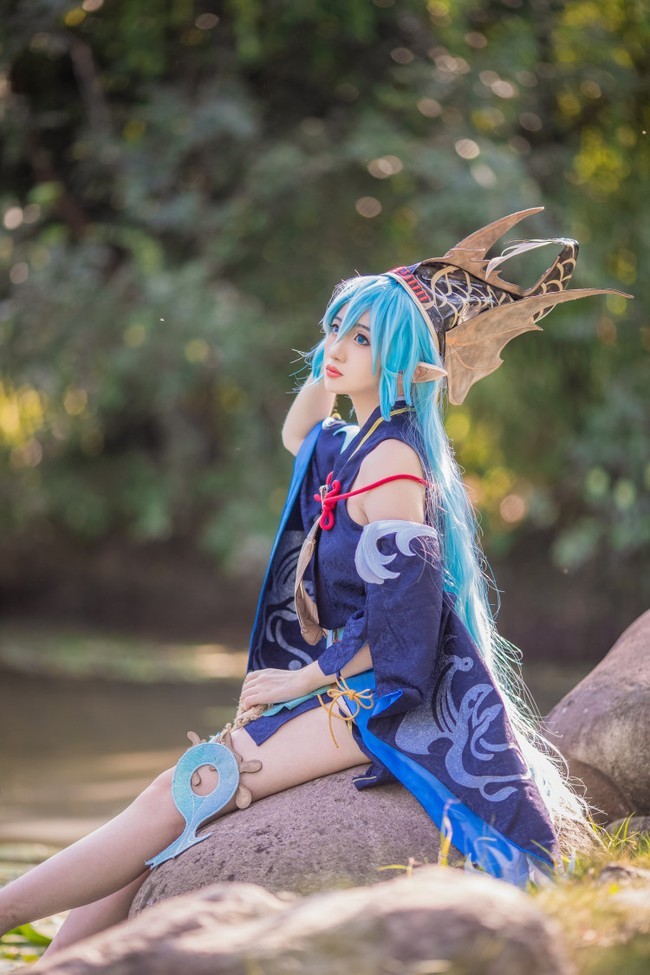 cos:阴阳师聆海金鱼姬cos正片@鹘瓷__凤凰网