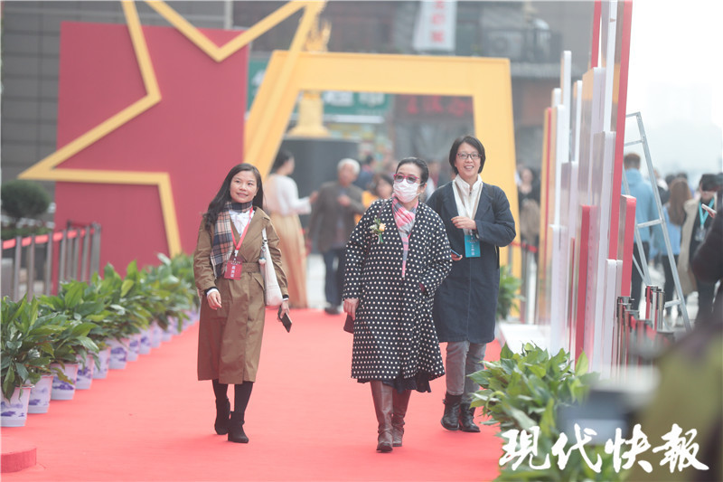 凤凰作者年会红毯盛况之一
