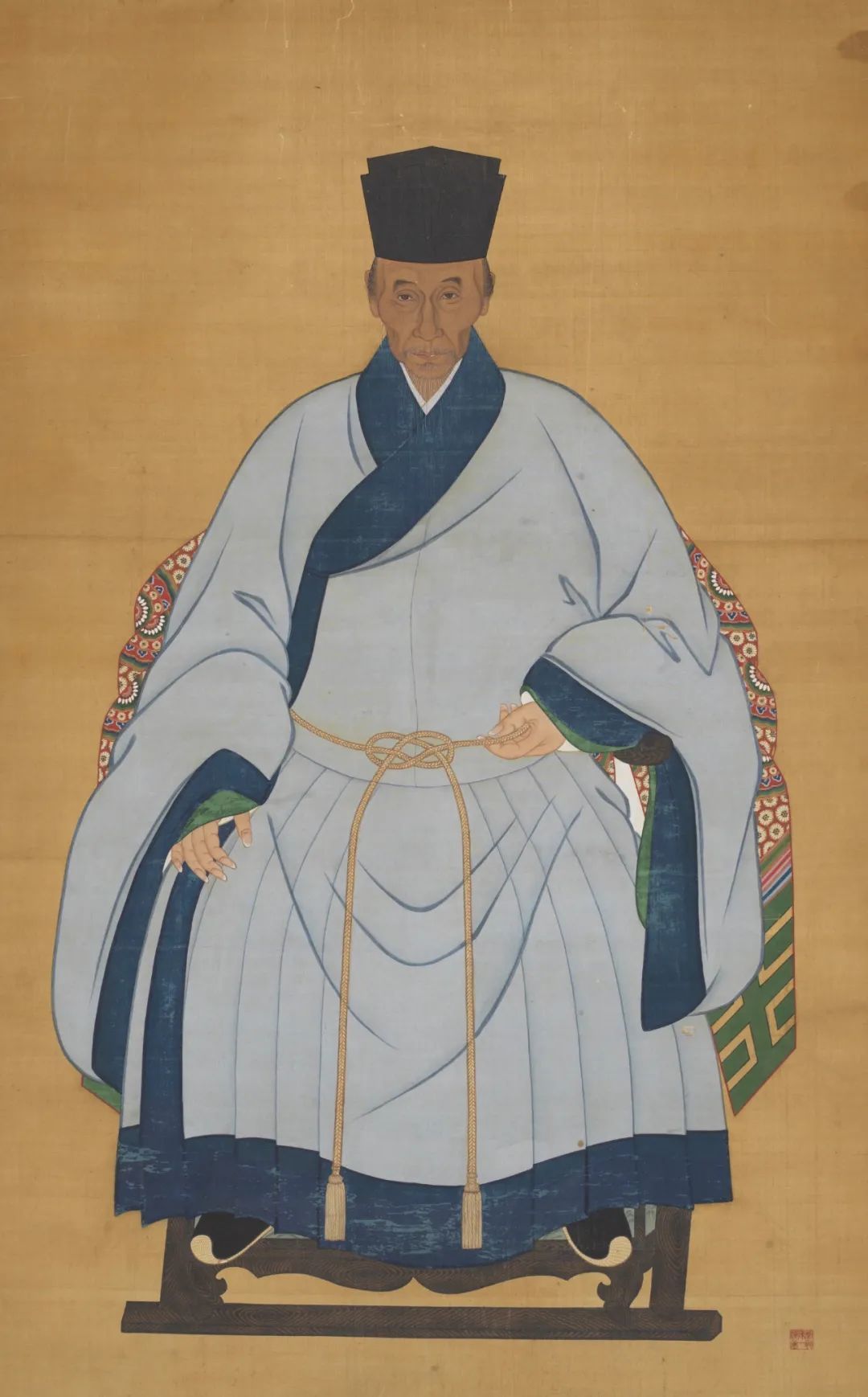 男影像 陈一潢 纸本设色  142.8cm&times;89.7cm 明 中国美术馆藏
