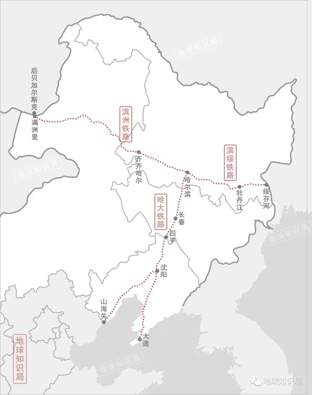 中俄铁路线路图片
