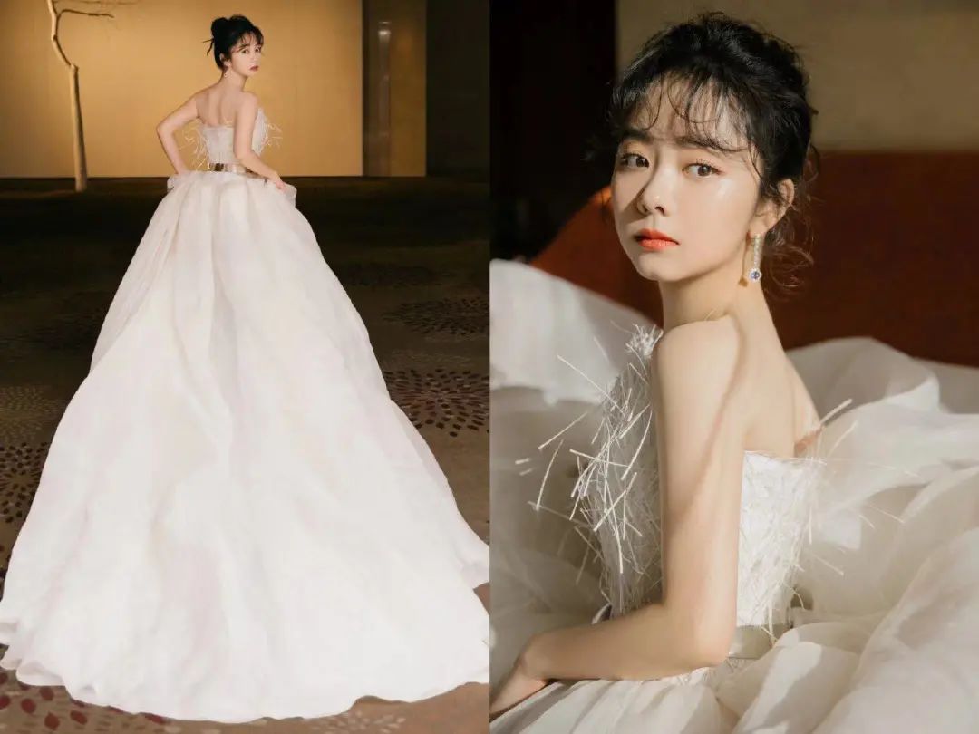 谭松韵身着st&eacute;phane rolland