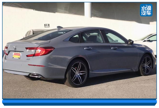 溜背车身搭配五辐轮毂新款本田雅阁海外实拍图曝光