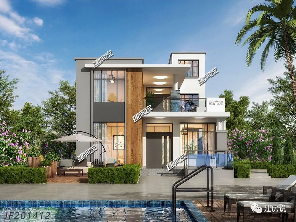 你的地盘你做主,拒绝守旧,最新8款现代风别墅,引领建房新潮流