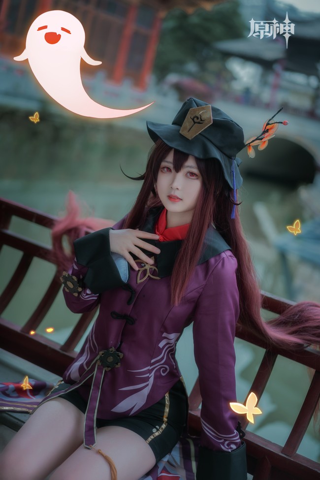 cos原神胡桃cos正片孤毒饮茶