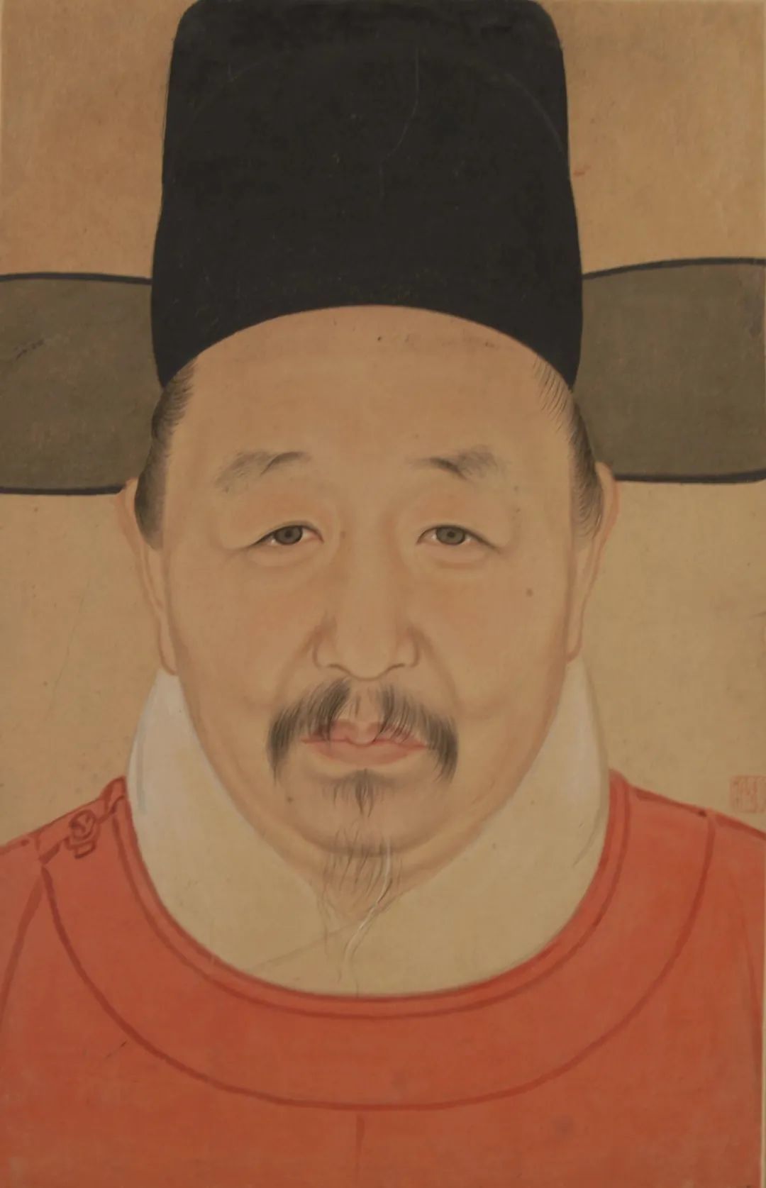 李太僕肖像图 佚名 纸本设色 45.4cm&times;26.4cm 明 南京博物院藏