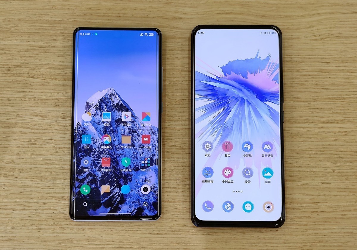 屏下摄像头大比拼,小米mix4对比中兴axon30