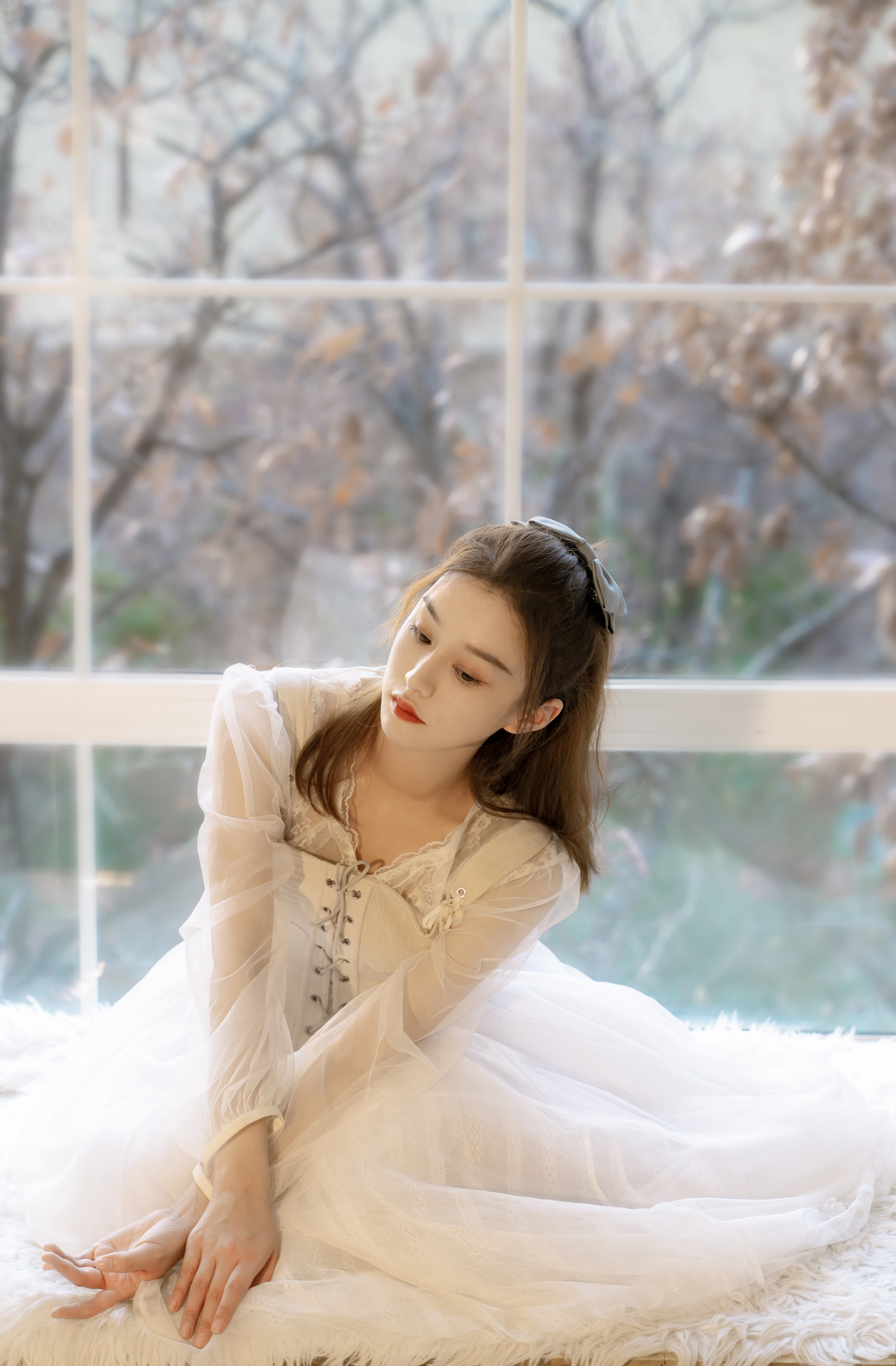 陆妍淇梦幻写真发布 轻纱漫舞文艺感十足__凤凰网