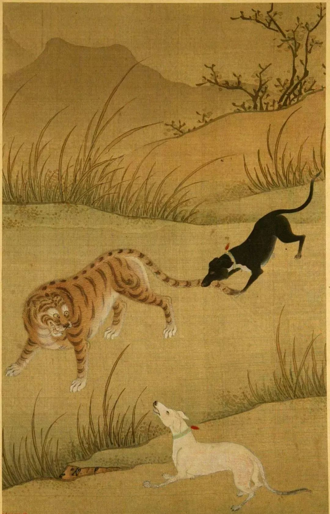 十犬图册罕见书画合璧之作