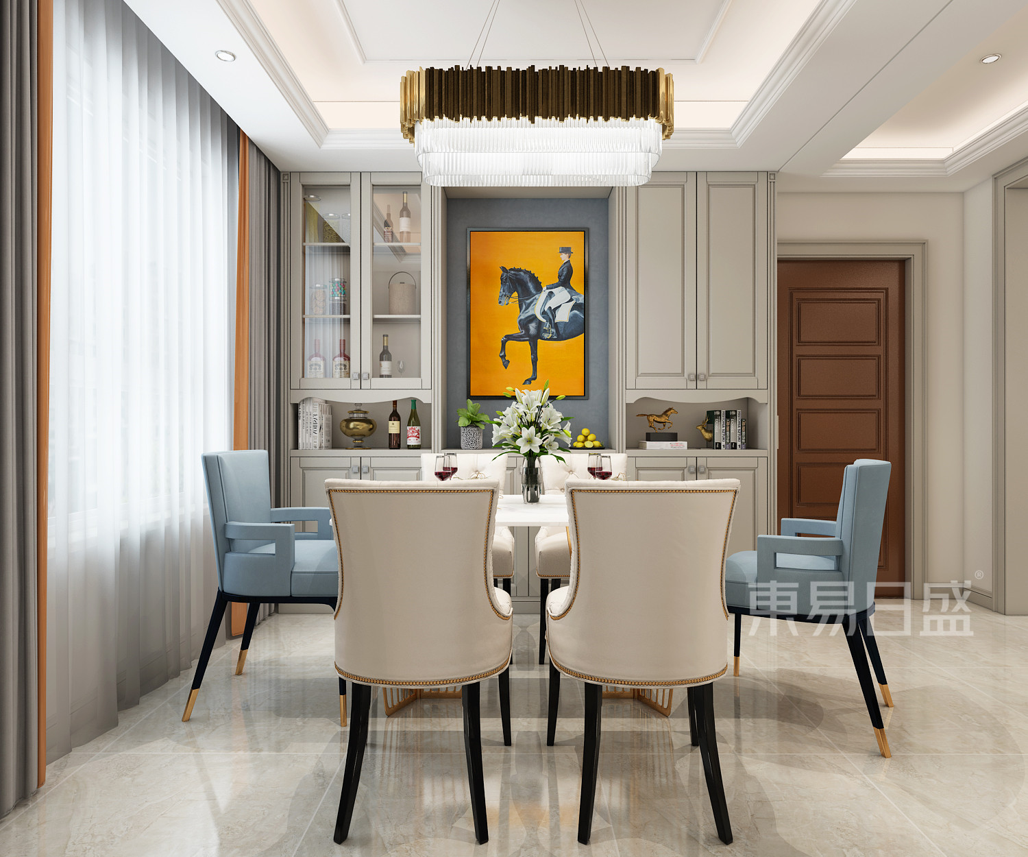 闺蜜家美式轻奢风格装修,温馨画面让人超喜欢__凤凰网