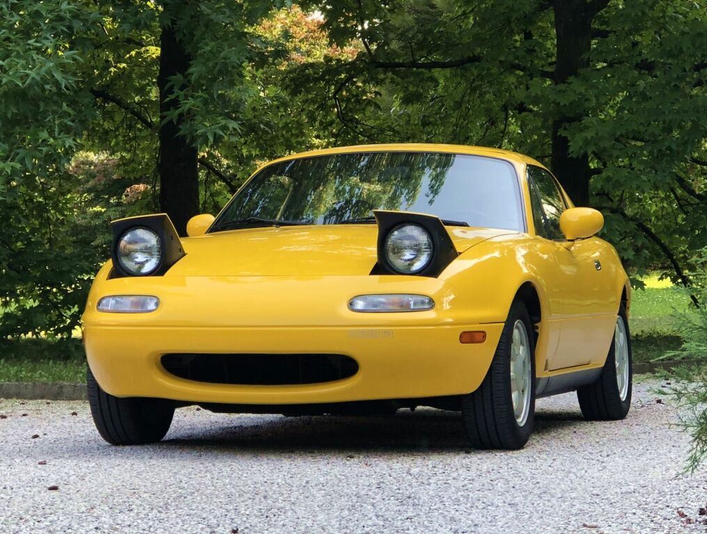 1992 mazda miata "sunburst yellow" (na)