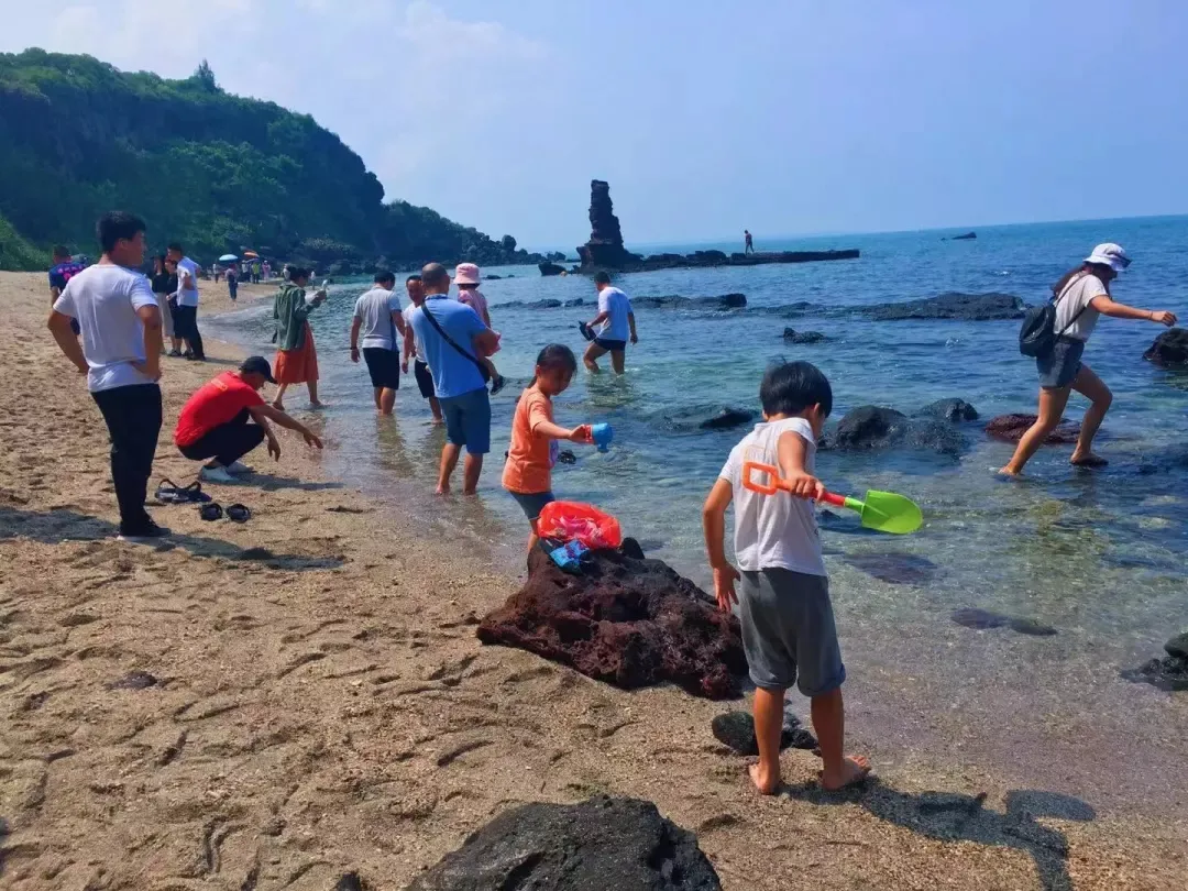 文昌高隆湾赶海图片