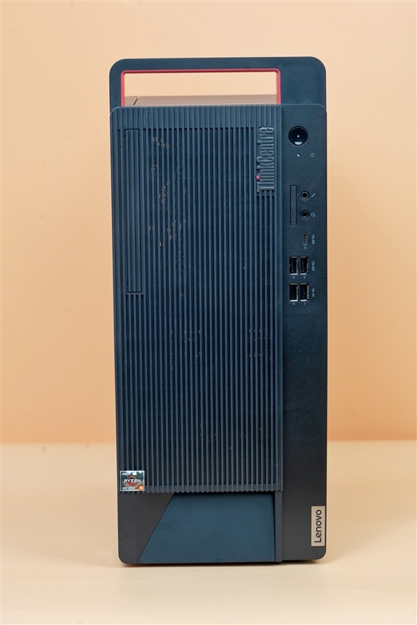 联想thinkcentrem600t台式主机图赏17l容积顶置提手