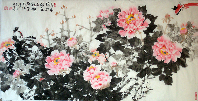 "运笔自由潇洒,色彩独道新颖"著名书画家赵东军作品欣赏