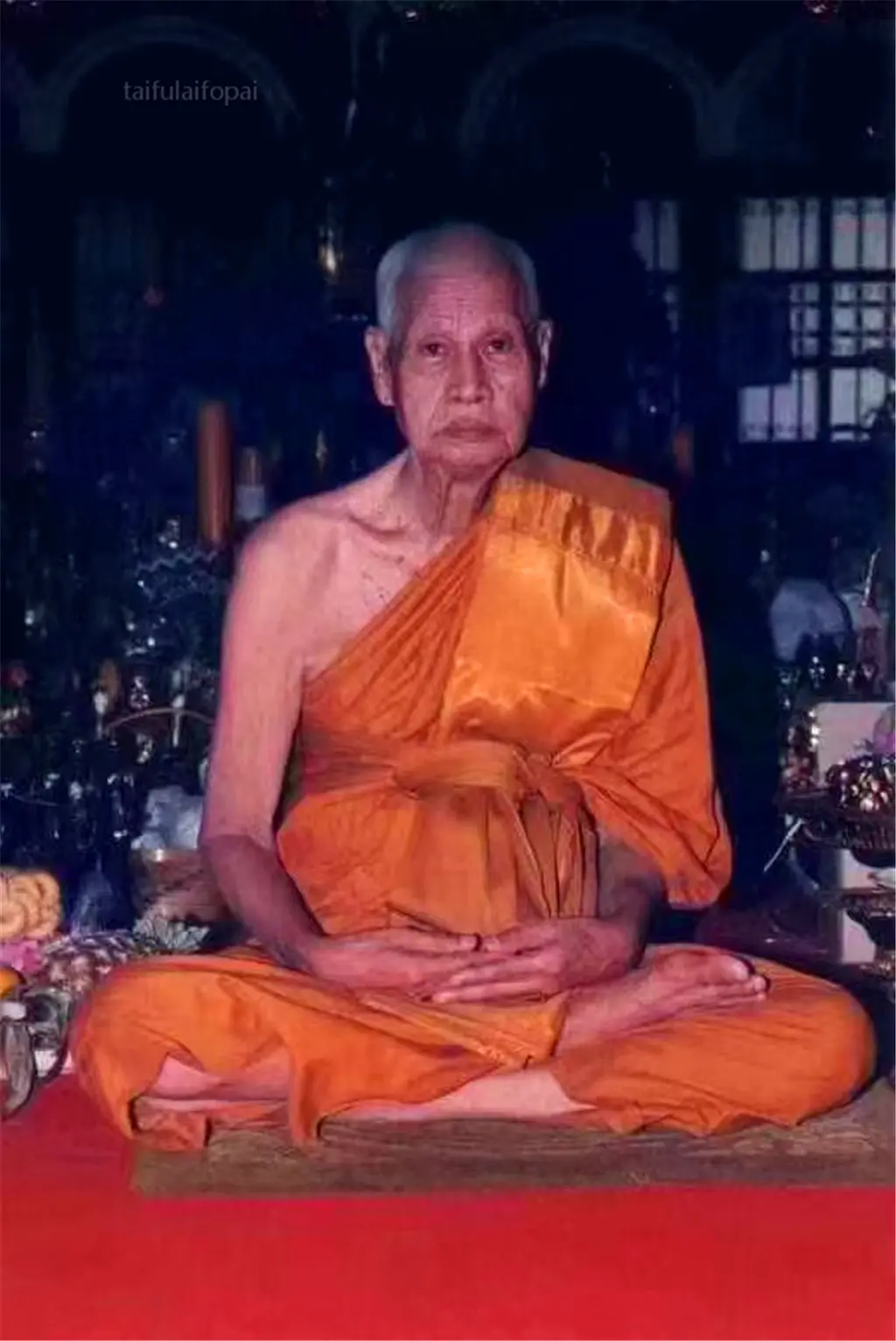 龙婆炎(luang phor yam wat sam ngam)三岩寺前任主持,古曼童之父美誉