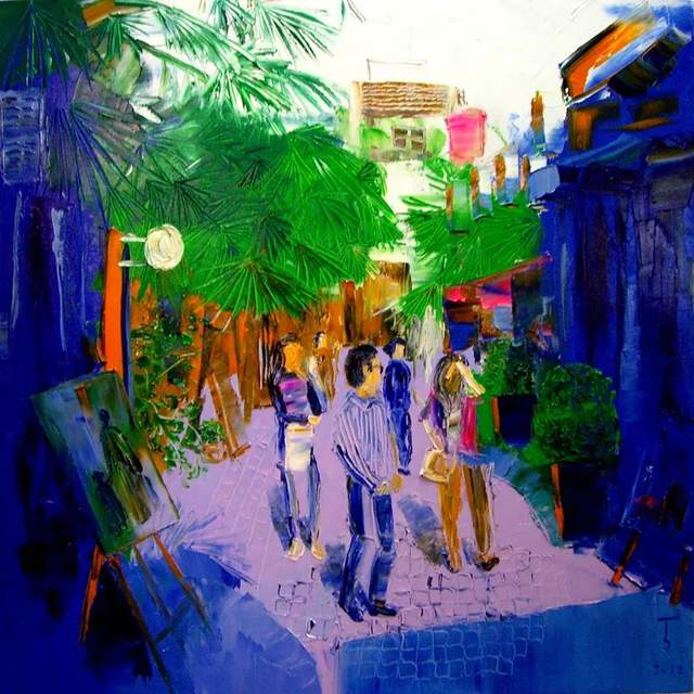 《上海著名油画家丁文辉》__凤凰网