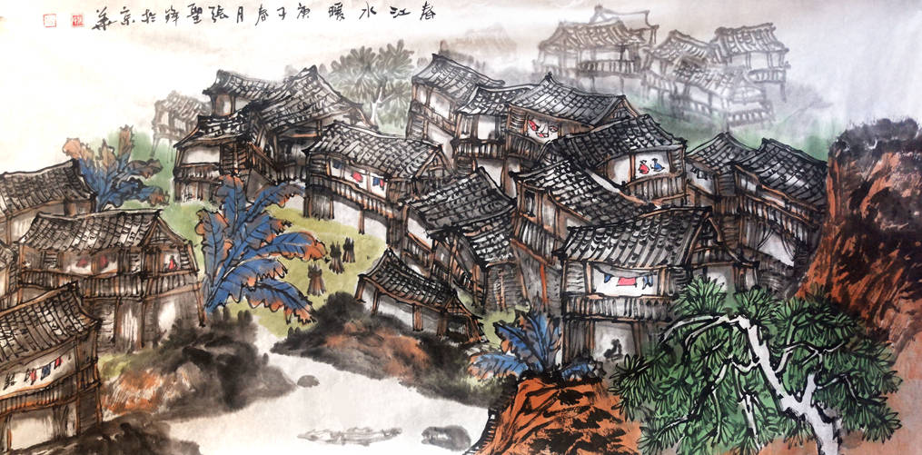 水墨清华——画家张圣锋苗寨写生作品展(2021)