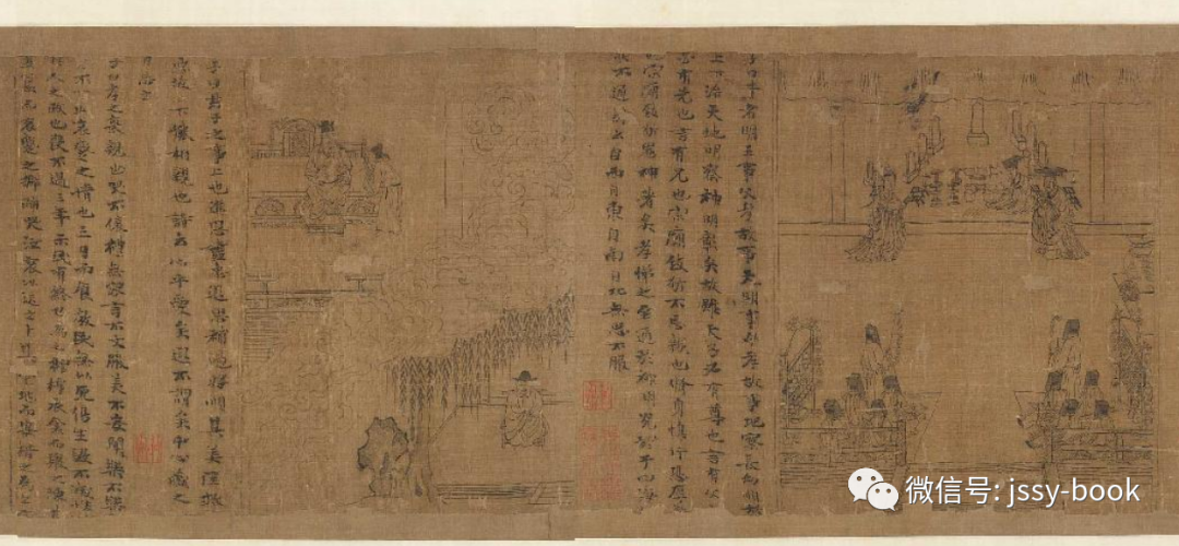 李公麟《孝经图》《郭子仪单骑见回纥图》__凤凰网
