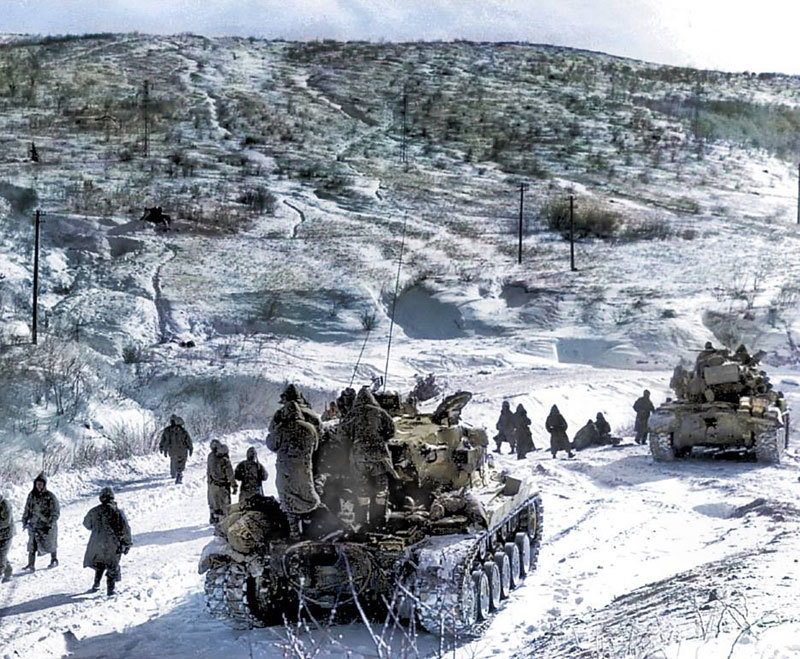 美军九辆重型坦克堵在水门桥志愿军如何突破