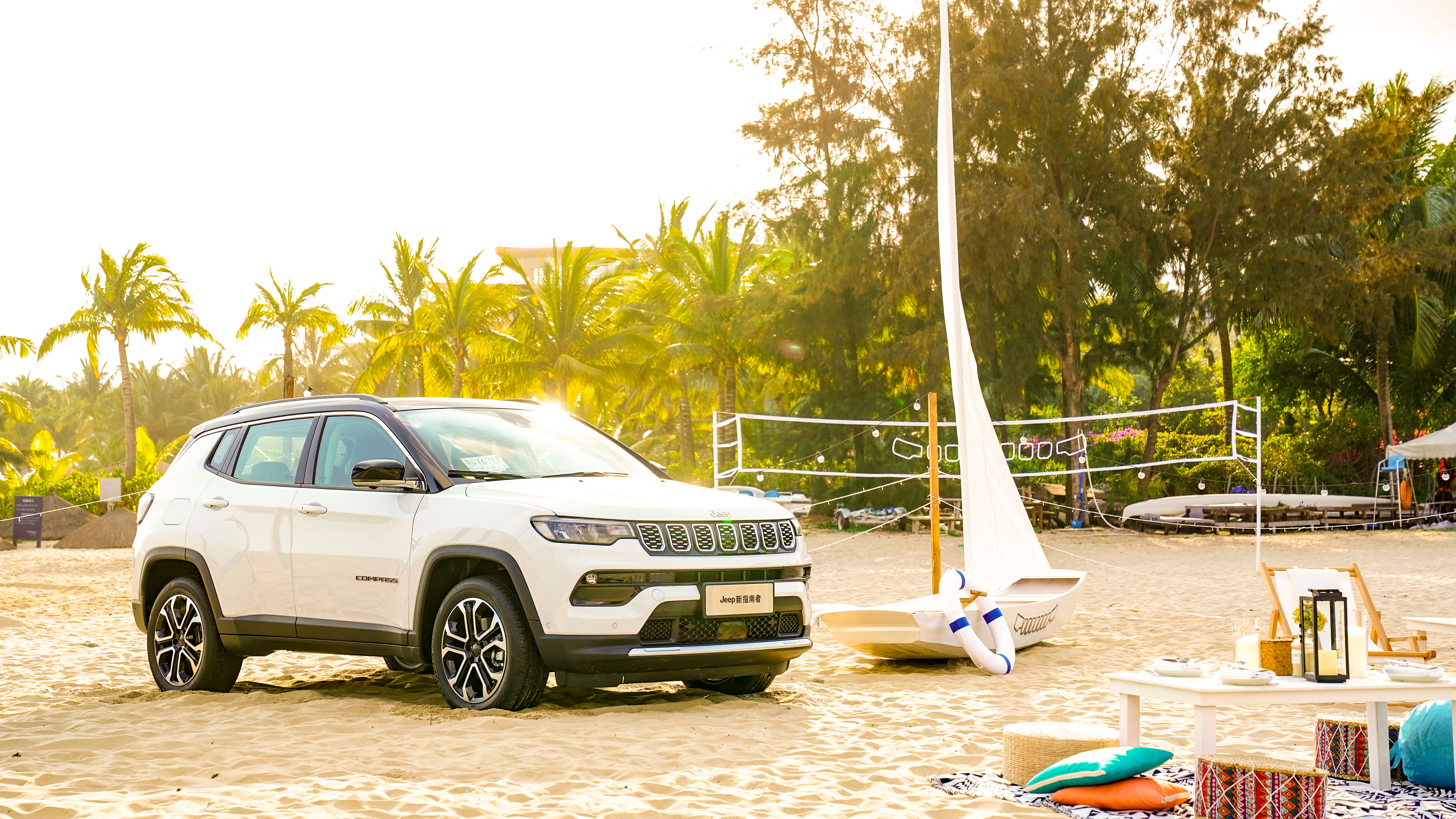 这车不买四驱不如推下海试驾2021款jeep指南者