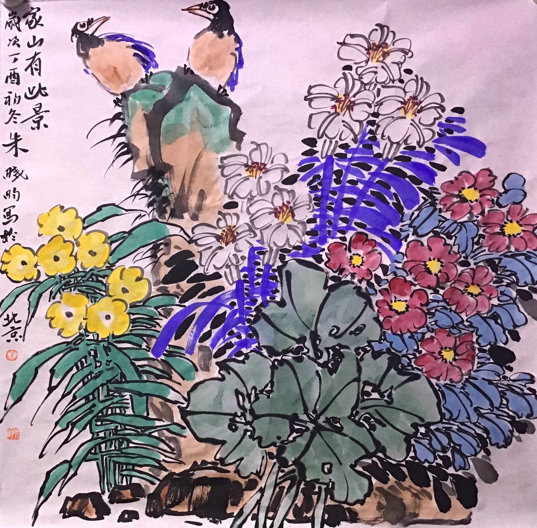 著名画家---朱晓昀作品赏析