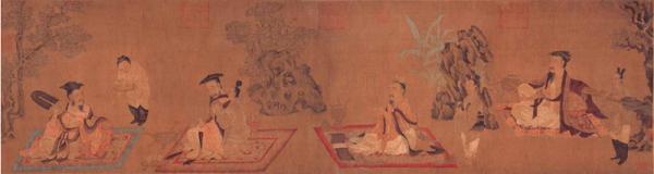 唐 孙位 高逸图卷 (注:非故宫此展展品)