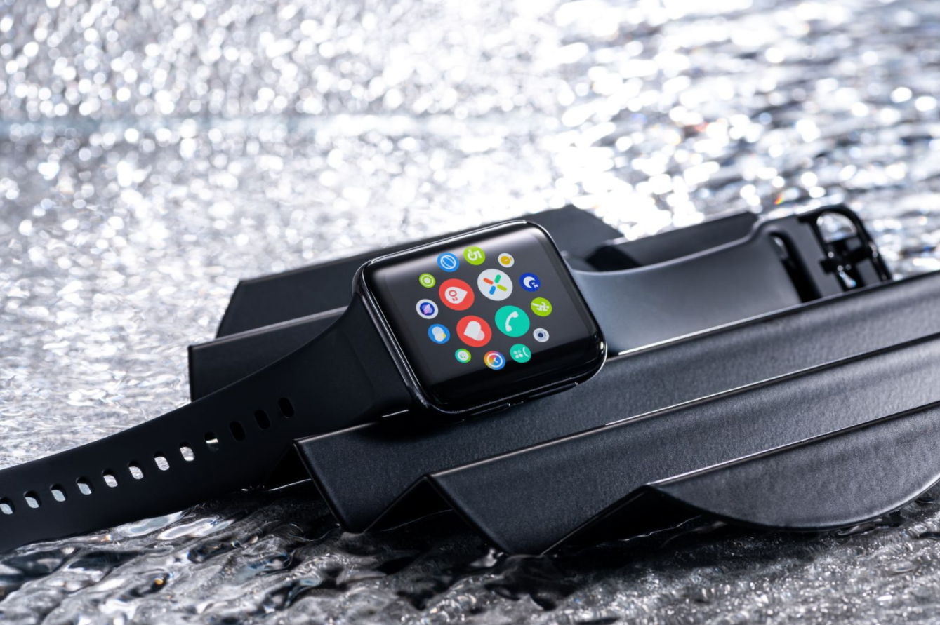 oppo watch 2铂黑版图赏:低调的外观下,是丰富的功能体验