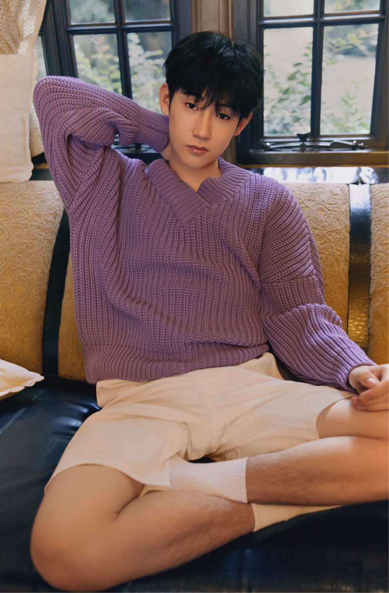 杜天宇最新写真,浪漫山芋紫清新脱俗