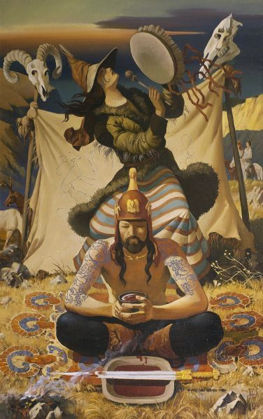 部分坚持传统的乌孙人 被迫远走中亚北部