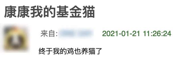 相亲、抽奖、养猫，基金评论区里的老哥们个个都是人才