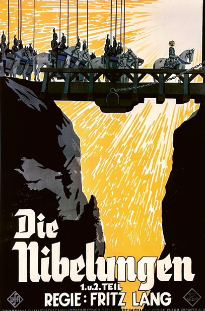 《尼伯龙根》电影海报(1924年) 画家弗里茨·朗