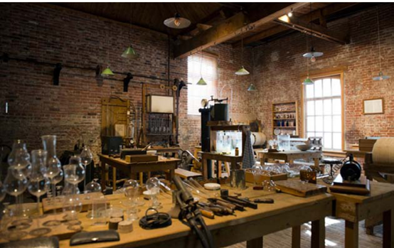 飞利浦博物馆重现当年飞利浦灯泡工厂内部(图源网络)